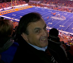 BoiseStateGame1 Jack and Deane enjoyed some laughs as the Broncos smashed Fresno State!