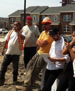 Members of a local Carpenter's Union attend a focus group lead by Wayne County EDGE. 