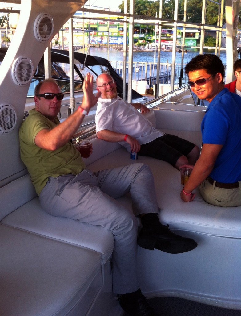 photo_ozarks1 Left to right: Guild Members: Will Hearn and Gary Yates and MO partnership President: Christopher Chung