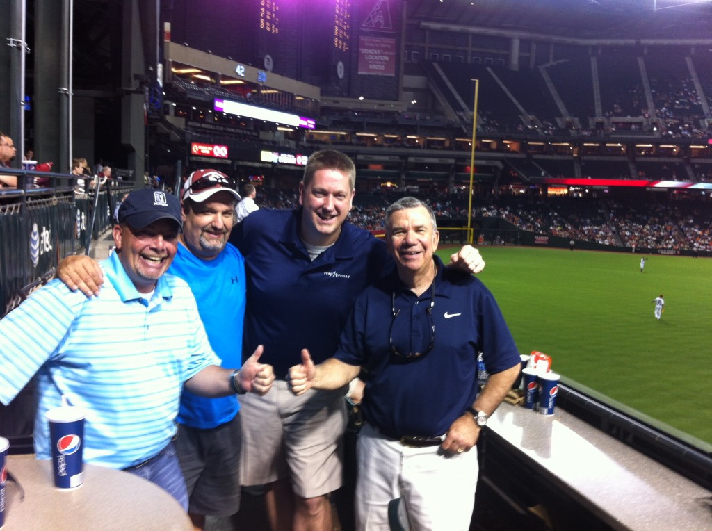 Paige Webster, Russ Ullinger, Dusty Duistermars, and Deane Foote in Phoenix.