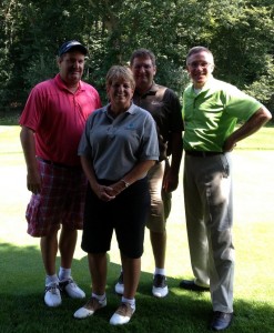 Russ Ullinger, Amy Torres, Ron Geisman and Chad Noble  Jackson Country Club
